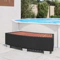 Spatrappa konstrotting 92x45x25 cm svart
