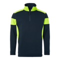 222 Sweat Navy/fluorescent yellow Unisex