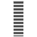 Rullgardin zebra svart 45x150 cm tyg bredd 40,9 cm polyester