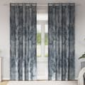 Sammetsgardiner 2 pcs Silvergrå 260 x 140 cm Sammet