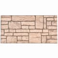 Väggpaneler 10 pcs Beige 100 x 50 cm EPS Skum