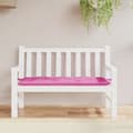 Bänkdyna rosa 120x50x7 cm tyg