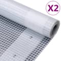 Leno presenning 2 st 260 g/m² 4x15 m vit