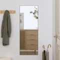 Väggspegel 30x80 cm glas rektangulär