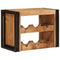 Vinställ Brun 60 x 45 x 33 cm Solid Grov Mangoträ