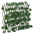 Konstväxt druvblad spaljé expanderbar grön 190x60 cm
