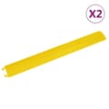 Kabelbryggor 2 st 98,5 cm gul