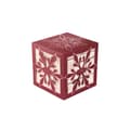 Beauty Advent Calendar Snowflake Puzzle Cube Cherry Red