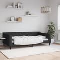Dagbädd svart 100x200 cm tyg