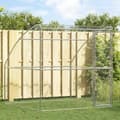 Hundbur med lagring Silver 2 x 2 x 2 m Galvaniserat stål