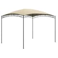 Paviljong 3x4x2,65 m gräddvit 180 g/m²