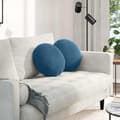 Sittkuddar 2 pcs Blå Ø 40 x 13 cm Sammet
