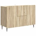 Sideboard med låda Sonoma-ek 89 x 34,5 x 62 cm Konstruerat trä
