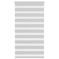 Rullgardin zebra ljusgrå 80x150 cm tyg bredd 75,9 cm polyester