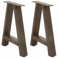 Soffbordsben A-formade 2 st 38x(42-43) cm stål