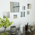 Väggspeglar 7 st fyrkantig glas