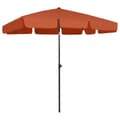 Strandparasoll terrakotta 200x125 cm