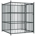 Hundgård för utomhusbruk 150x150x185 cm