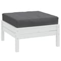 Palldyna melerad antracit 60x60x9,5 cm tyg