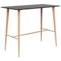 Barbord svart 120x60x105 cm