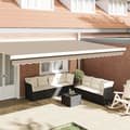 Markiskappa Ersättning Beige 480 x 20 cm Polyester