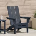 Fällbar Adirondack Stol Mörkblå 80,5 x 74,5 x 92 cm HDPE