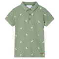 Pikétröja för barn khaki 104