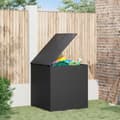 Dynbox PE-rotting 100x97,5x104 cm svart