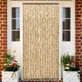 Insektsdraperi beige och brun 56x185 cm chenille