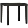 Trädgårdsbord antracit 79x65x72 cm plast