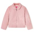 Kappa för barn konstpäls rosa 128