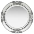 Väggspegel barockstil 50 cm silver