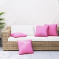 Spridda Kuddar Enfärgad 4 pcs Rosa 60 x 60 cm Polyester Tyg