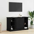 Sideboard Svart Ek 100 x 35,5 x 60 cm Konstruerat trä