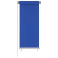 Rullgardin utomhus 60x140 cm blå HDPE