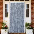 Insektsdraperi silver 90x220 cm chenille