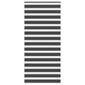 Rullgardin zebra svart 100x200 cm tyg bredd 95,9 cm polyester