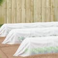 Insektsnät Vit 2 x 5 m polyeten