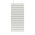 Plisserad persienn ljusgrå 55x100cm tyg bredd 54,4cm polyester