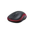 Logitech M185 - mus - 2.4 GHz - röd