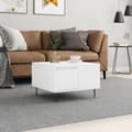 Soffbord vit 55x55x36,5 cm konstruerat trä