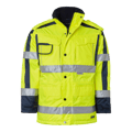 6317 Parka Fluorescent yellow/navy Unisex