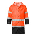 181 Rain Coat Hi-Vis Fluorescent orange/black Unisex