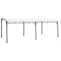 Paviljong 6x3x2,55 m gräddvit
