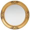 Väggspegel barockstil 50 cm guld