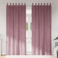 Mörkläggningsgardiner 2 pcs Mörkrosa 140 x 225 cm Sammet