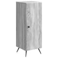 Sideboard Grå sonoma-ek 33 x 34,5 x 90 cm Konstruerat trä