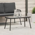 Kaffeebord Svart 90 x 45 x 43 cm konstrotting