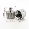 Miniatyrbild 2 av 5: 5 st 5/8 tum Hon till 1/4 tum Han Trådade Skruvar Mikrofon Skruvadapter för Mic Mikrofon