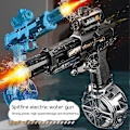 Miniatyrbild 4 av 5: Elektrisk vattenpistol lång räckvidd automatisk vattenpistol med belysning vattenblästrar för barn vuxna[D] Grey